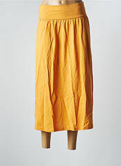Jupe longue jaune TRANQUILLO pour femme seconde vue