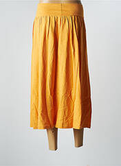 Jupe longue jaune TRANQUILLO pour femme seconde vue