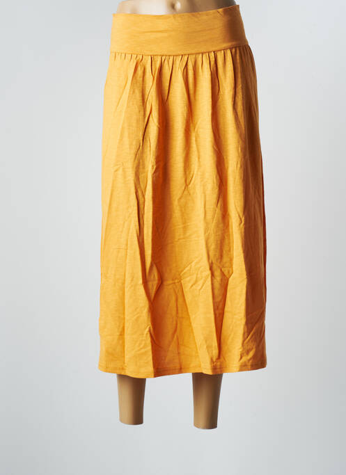 Jupe longue jaune TRANQUILLO pour femme
