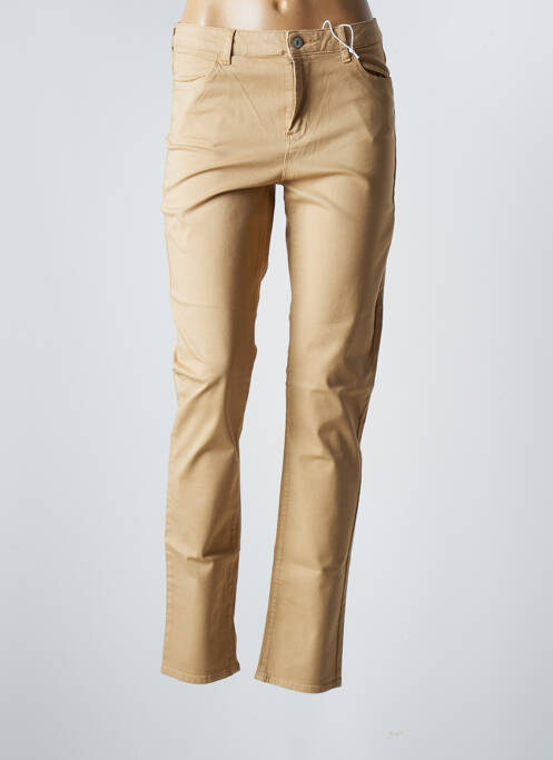 Pantalon slim beige KANOPE pour femme