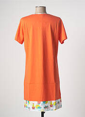 Chemise de nuit orange ROSE POMME pour femme seconde vue