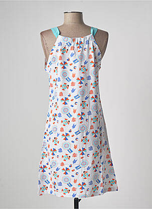 Nuisette/combinette col rond blanc ROSE POMME femme