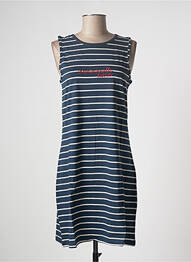 Chemise de nuit imprimé rayures bleu ROSE POMME femme