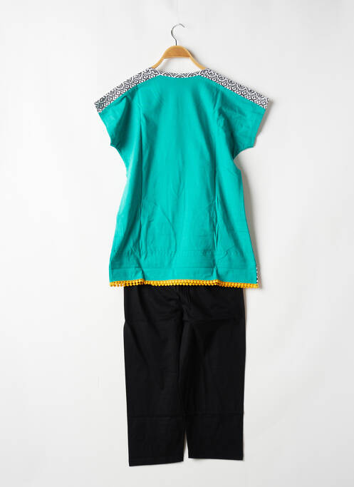 Pyjama tissage jersey vert ROSE POMME femme