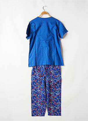 Pyjama col v bleu ROSE POMME femme