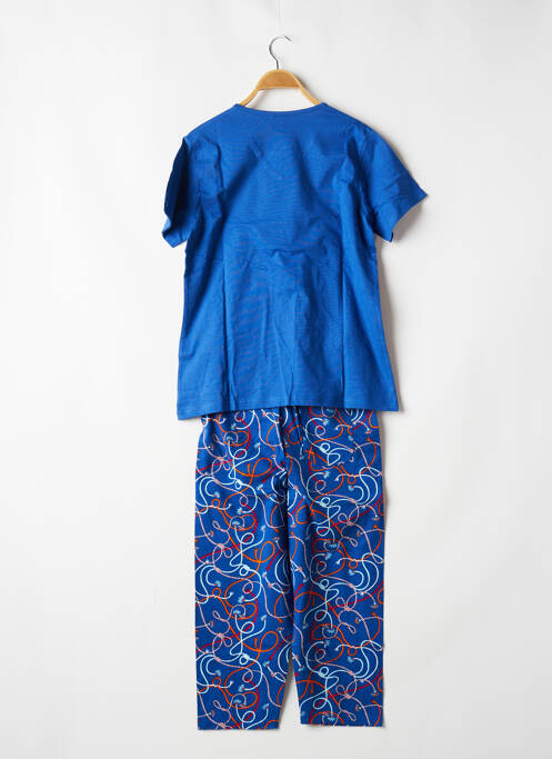 Pyjama col v bleu ROSE POMME femme