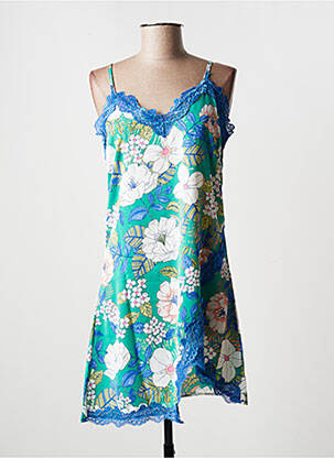 Nuisette/combinette col v vert ROSE POMME femme