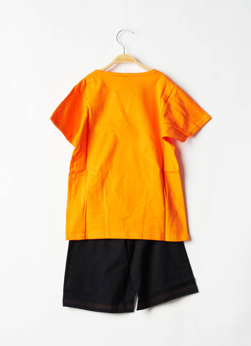 Pyjashort taille élastique orange ROSE POMME enfant