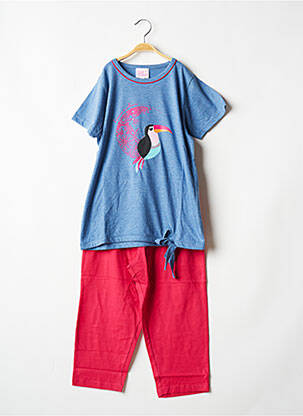 Pyjashort bleu ROSE POMME pour enfant