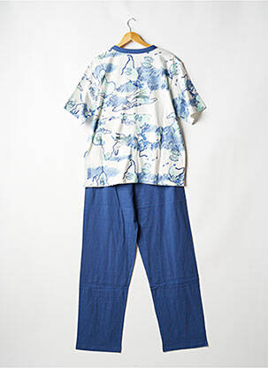 Pyjama col v bleu ROSE POMME homme