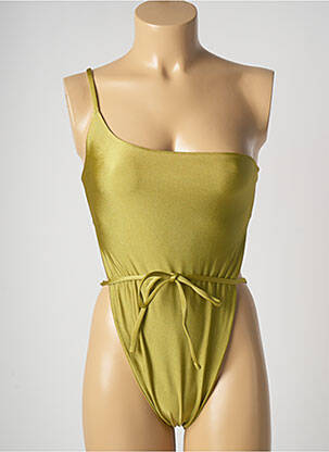 Maillot de bain 1 pièce haut bandeau haut bandeau vert BAIN DE MER SAINT TROPEZ femme