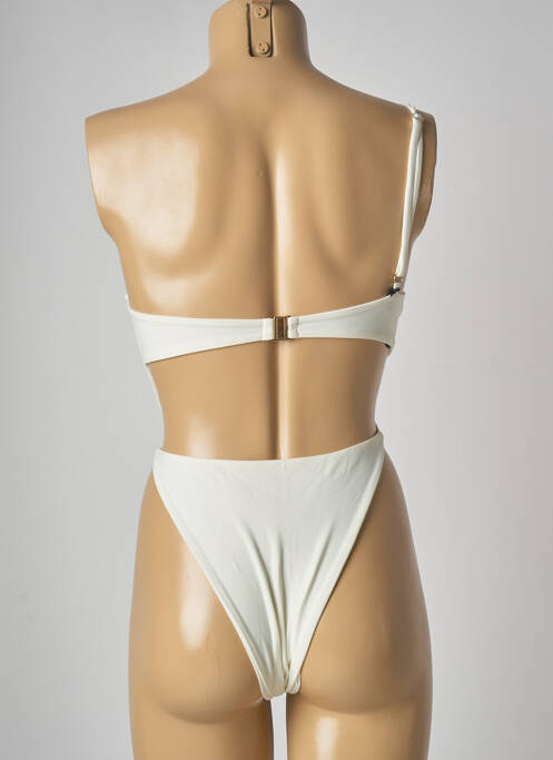 Maillot de bain 1 pièce beige BAIN DE MER SAINT TROPEZ pour femme