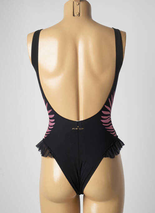 Maillot de bain 1 pièce noir PIN UP pour femme