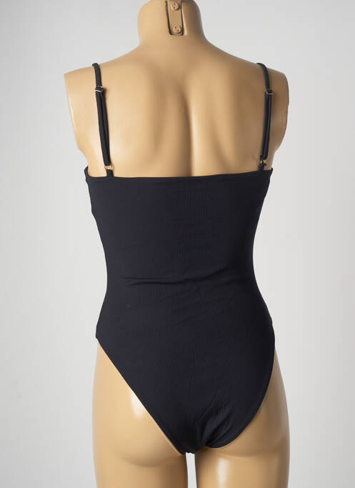 Maillot de bain 1 pièce haut bandeau haut bandeau noir BAIN DE MER SAINT TROPEZ femme