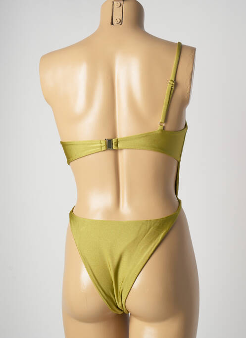 Maillot de bain 1 pièce haut bandeau haut bandeau vert BAIN DE MER SAINT TROPEZ femme
