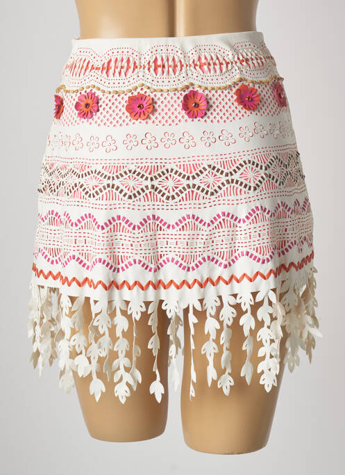 Jupe courte beige PIN UP pour femme