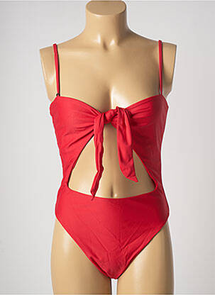 Maillot de bain 1 pièce haut soutien-gorge emboitant haut soutien-gorge emboitant rouge BAIN DE MER SAINT TROPEZ femme