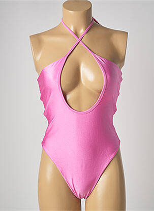 Maillot de bain 1 pièce haut soutien-gorge emboitant haut soutien-gorge emboitant rose BAIN DE MER SAINT TROPEZ femme