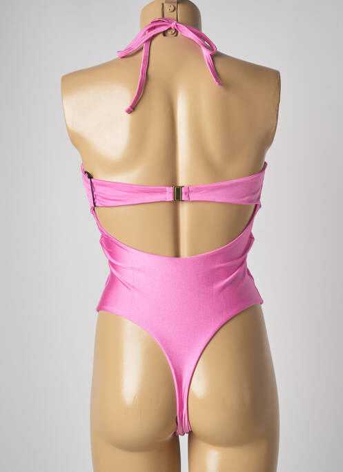 Maillot de bain 1 pièce rose BAIN DE MER SAINT TROPEZ pour femme