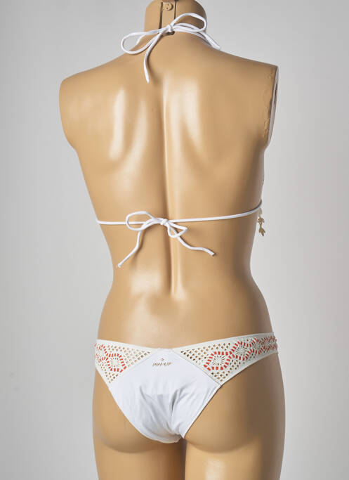 Maillot de bain 2 pièces beige PIN UP pour femme