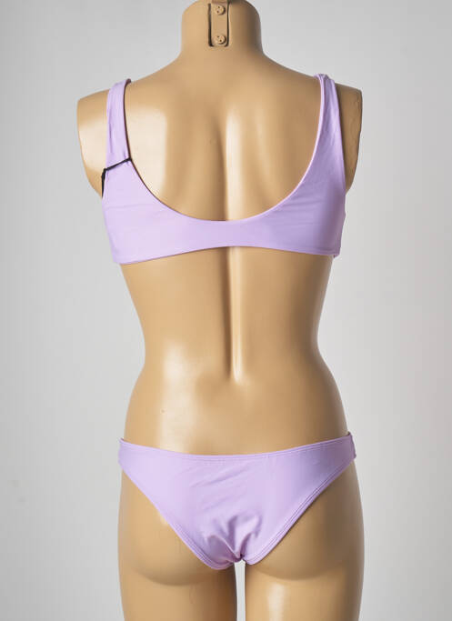 Maillot de bain 2 pièces violet BAIN DE MER SAINT TROPEZ pour femme