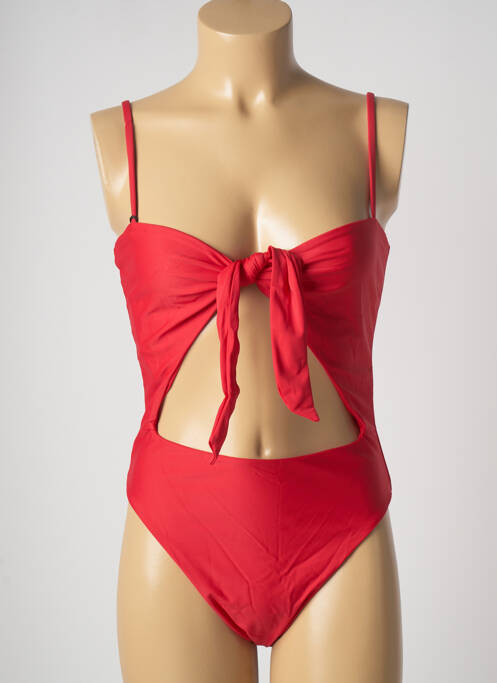 Maillot de bain 1 pièce haut soutien-gorge emboitant haut soutien-gorge emboitant rouge BAIN DE MER SAINT TROPEZ femme