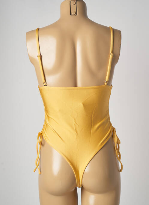 Maillot de bain 1 pièce haut soutien-gorge emboitant haut soutien-gorge emboitant jaune BAIN DE MER SAINT TROPEZ femme