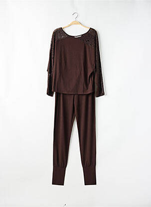 Pyjama marron LINGADORE pour femme