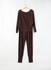 Pyjama marron LINGADORE pour femme seconde vue