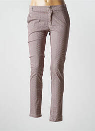 Pantalon slim taille basse taille basse orange AKELA KEY femme
