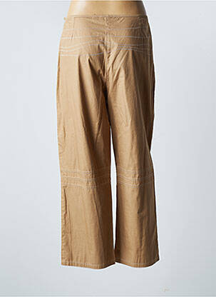 Pantalon 7/8 taille normale taille normale marron ENJOY femme