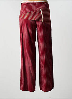Pantalon 7/8 taille haute taille haute rouge ENJOY femme