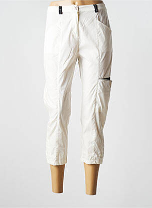 Pantacourt taille haute taille haute beige ALL BEAUTIFUL femme