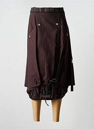 Jupe longue doublure marron ENJOY femme