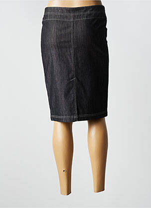 Jupe mi-longue coupe droite noir CLAUDIA GIL femme
