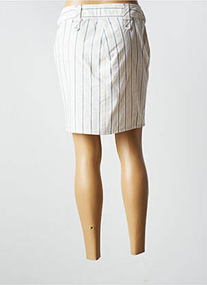 Jupe courte poches beige CLAUDIA GIL femme
