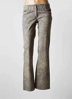 Pantalon droit gris CLAUDIA GIL pour femme