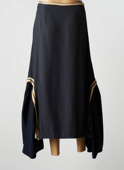 Jupe longue tissage crêpe gris ENJOY femme