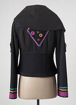 Veste casual col rond noir ENJOY femme