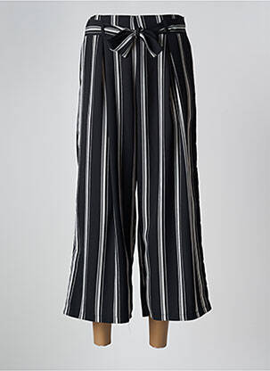 Pantalon 7/8 taille haute taille haute noir CHRISTINE LAURE femme