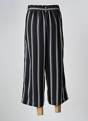 Pantalon 7/8 taille haute taille haute noir CHRISTINE LAURE femme