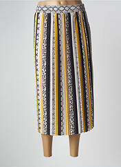 Jupe mi-longue jaune COPENHAGEN pour femme seconde vue