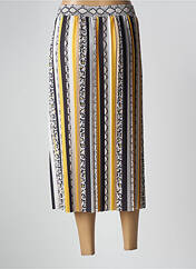 Jupe mi-longue jaune COPENHAGEN pour femme seconde vue