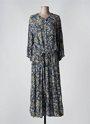 Robe longue bleu COPENHAGEN pour femme