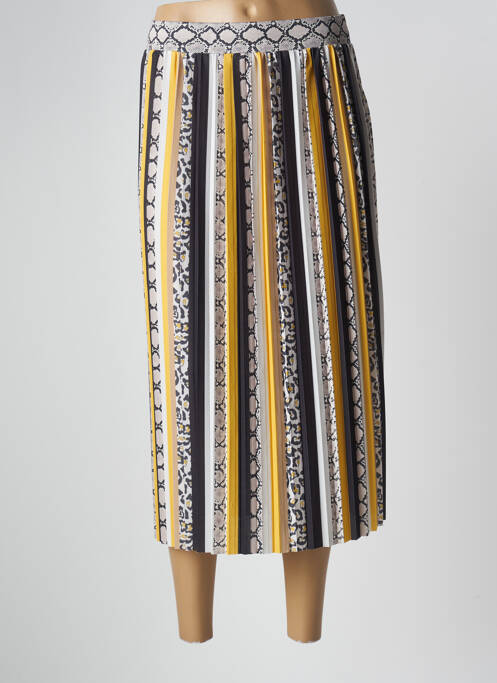 Jupe mi-longue jaune COPENHAGEN pour femme