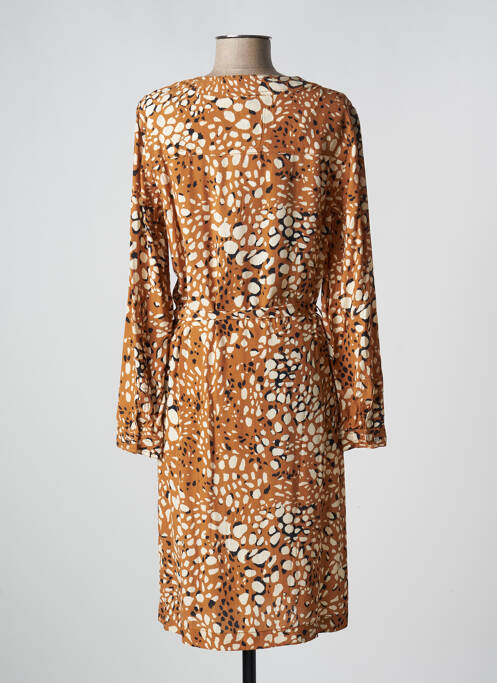 Robe mi-longue marron DIANE LAURY femme