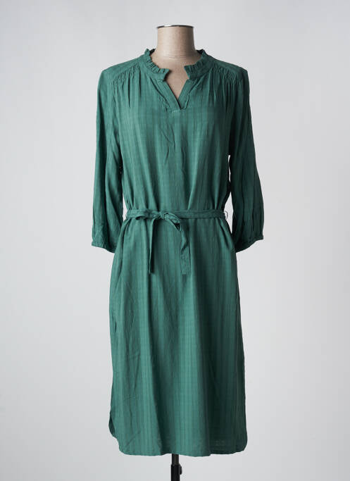 Robe mi-longue vert COPENHAGEN pour femme