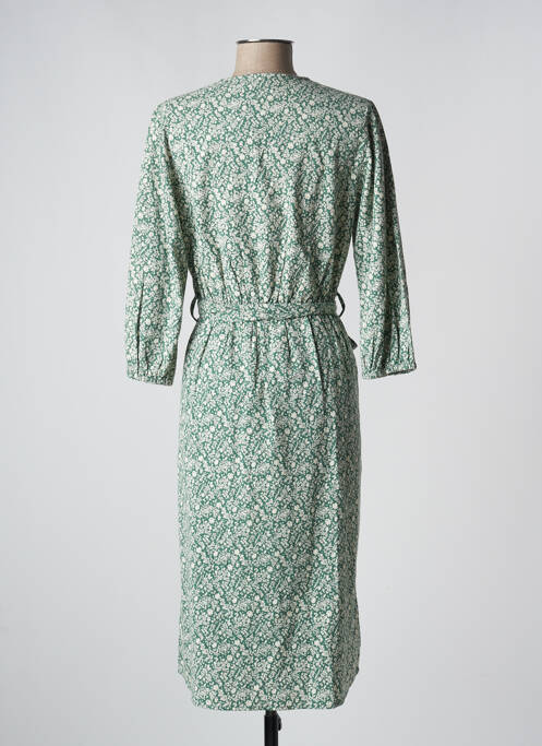 Robe mi-longue vert COPENHAGEN pour femme