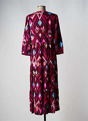 Robe longue manches longues manches longues violet STREET ONE femme