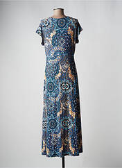 Robe longue bleu GEISHA pour femme seconde vue